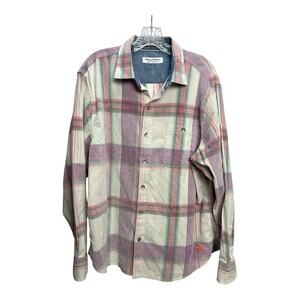 Tommy Bahama Coastline Cord Shirt Men’s Large Button Up Long Sleeve Casual